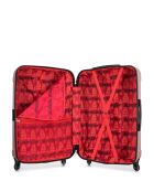 Lot de 2 valises Grand format et Weekend L/M Madrid 75cm/65cm rose doré
