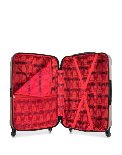 Set mit 2 großen Koffern und Wochenendkoffern L/M Madrid 75cm/65cm roségold
