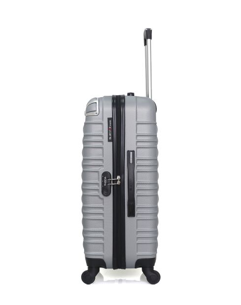 Lot de 2 valises Weekend et Cabine M/S Lima 55cm/55cm grises