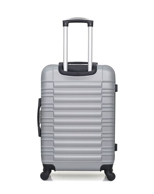 Lot de 2 valises Weekend et Cabine M/S Lima 55cm/55cm grises
