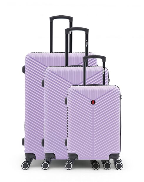 Set mit 3 L/M/S Gaite 75cm/66,5cm/56,5cm lila Koffern