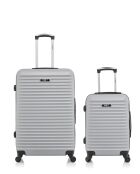Set de 2 maletas grandes y cabina L/S Brazilia 75cm/55cm gris
