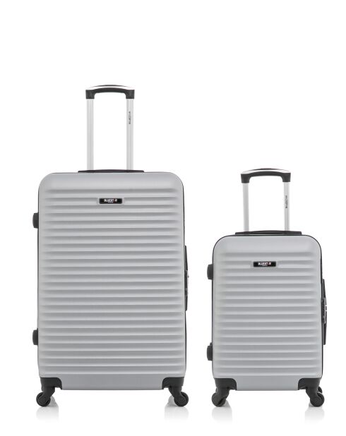 Set de 2 maletas grandes y cabina L/S Brazilia 75cm/55cm gris