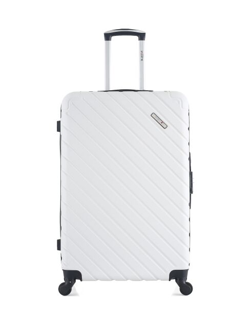Set van 3 grote koffers, weekend en cabine L/M/XXS Cite 75cm/46cm/65cm wit