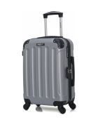 2er-Set M/S Madrid Wochenend- und Kabinenkoffer 65cm/55cm grau