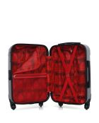 2er-Set M/S Madrid Wochenend- und Kabinenkoffer 65cm/55cm grau