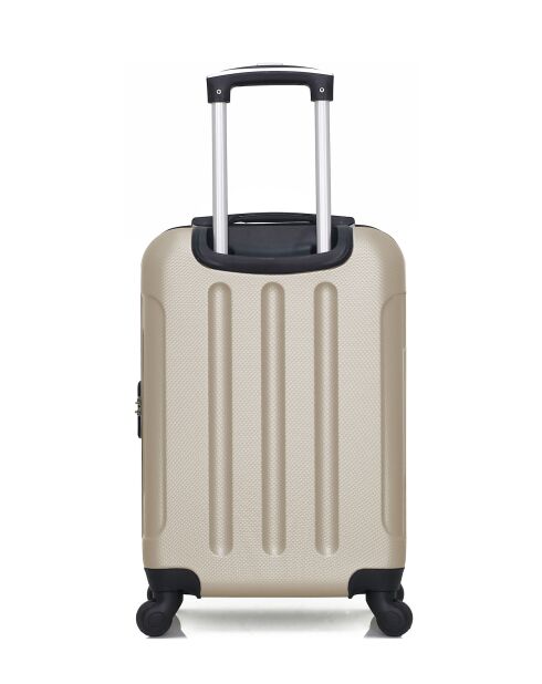 Set di 2 valigie grandi e cabina L/XXS Madrid 75 cm/46 cm beige