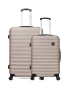 Set di 2 valigie grandi e Weekend L/M London 75 cm/65 cm beige