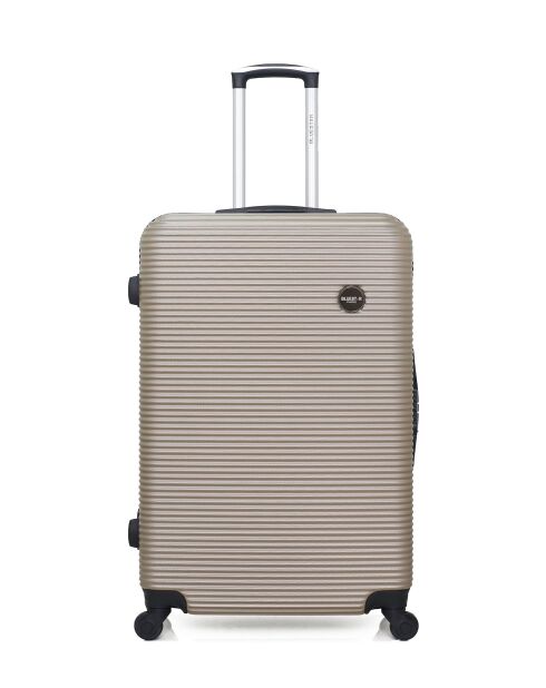 Set di 2 valigie grandi e Weekend L/M London 75 cm/65 cm beige