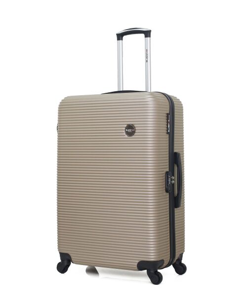 Set di 2 valigie grandi e Weekend L/M London 75 cm/65 cm beige