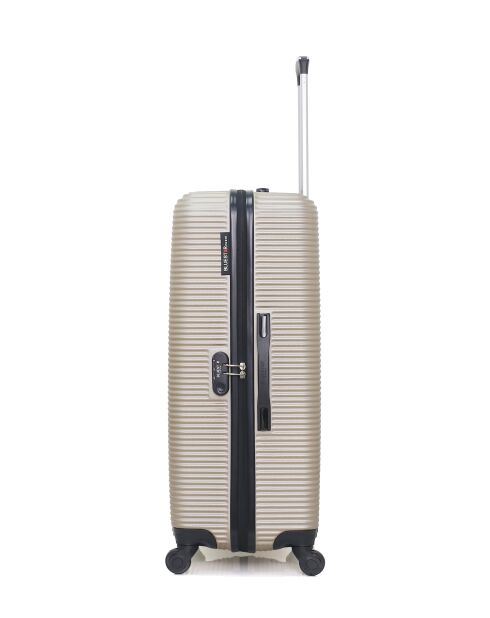 Set di 2 valigie grandi e Weekend L/M London 75 cm/65 cm beige