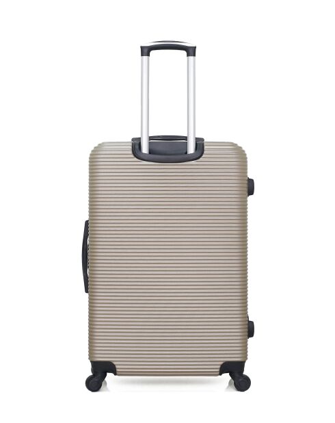 Set di 2 valigie grandi e Weekend L/M London 75 cm/65 cm beige