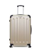 Set van 2 grote en weekendkoffers L/M Madrid 75 cm/65 cm beige