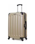 Set van 2 grote en weekendkoffers L/M Madrid 75 cm/65 cm beige