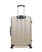 Set van 2 grote en weekendkoffers L/M Madrid 75 cm/65 cm beige