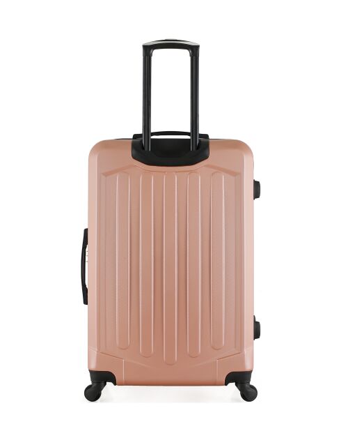Valise Long Séjour Hagen 75 cm rose doré