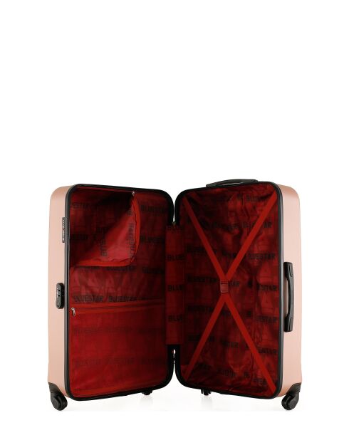 Valise Long Séjour Hagen 75 cm rose doré