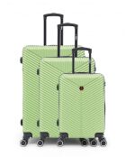 Set mit 3 grünen Koffern L/M/S Gaite 75 cm/66,5 cm/56,5 cm