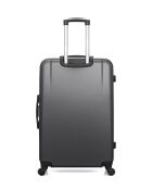Set mit 2 großen Koffern und Wochenendkoffern L/M Miami 75cm/65cm dunkelgrau