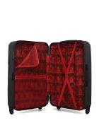 Set mit 2 großen Koffern und Wochenendkoffern L/M Miami 75cm/65cm dunkelgrau