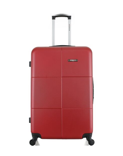 Set mit 2 großen Koffern und Wochenendkoffern L/M Miami 75cm/65cm burgunderrot