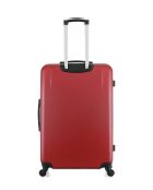 Lot de 2 valises Grand format et Weekend L/M Miami 75cm/65cm bordeaux