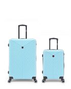 Set mit 2 großen Koffern und Kabine L/S Gaite 75cm/56,5 cm himmelblau
