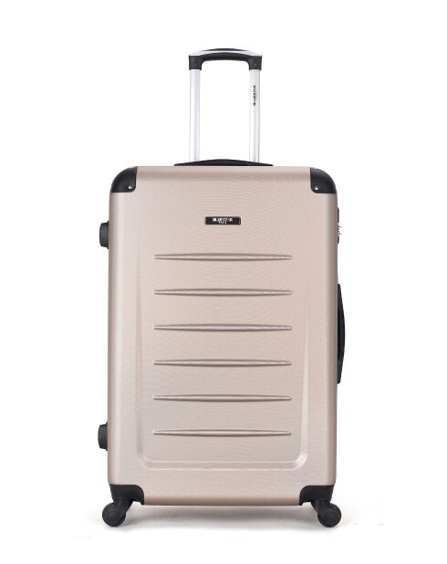 Set van 2 grote koffers en cabine L/XXS Opera 75cm/46cm beige