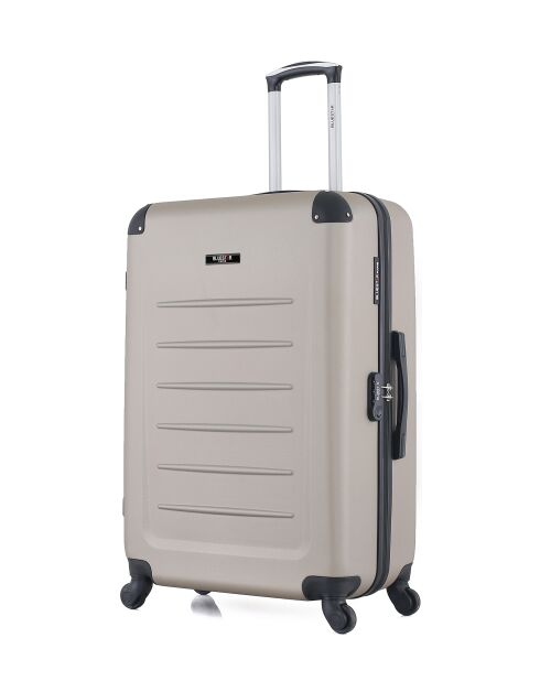 Set van 2 grote koffers en cabine L/XXS Opera 75cm/46cm beige