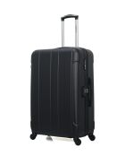 Set mit 2 großen Koffern und Wochenendkoffern L/M Napoli 75cm/65cm schwarz