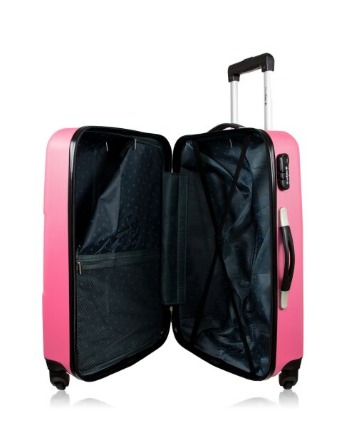 Valise Weekend Moyen Séjour Miami 65 cm fuchsia
