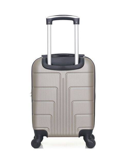Set mit 2 M/XXS Ottawa 65cm/46cm beigefarbenen Wochenend- und Kabinenkoffern
