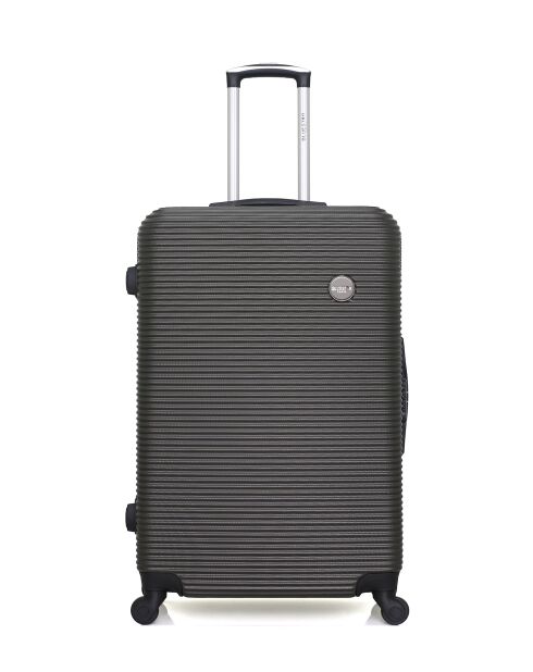 Set mit 2 großen und Wochenendkoffern L/M London 75cm/65cm dunkelgrau