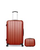 Lot Valise & Vanity L/K Napoli 75cm/23cm rouge