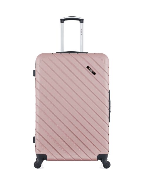 Set mit 2 großen Koffern und Wochenendkoffern L/M Cite 75cm/65cm roségold