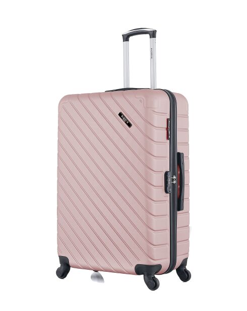 Set mit 2 großen Koffern und Wochenendkoffern L/M Cite 75cm/65cm roségold