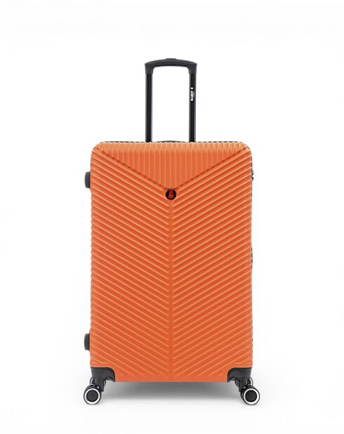 Set mit 2 großen Koffern und Wochenendkoffern L/M Gaite 75cm/66,5 cm orange