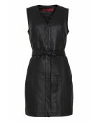 Robe en cuir Neptuline noire