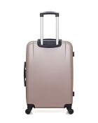 2er-Set M/XXS Miami Weekend- und Kabinenkoffer 65cm/46cm roségold