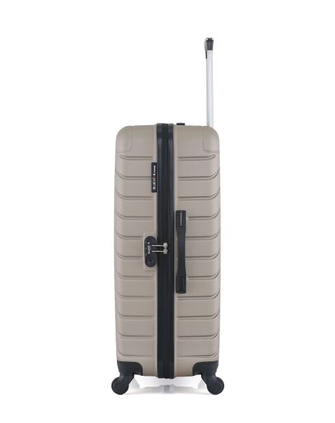 Set van 2 grote en weekendkoffers L/M Cite 75cm/65cm beige