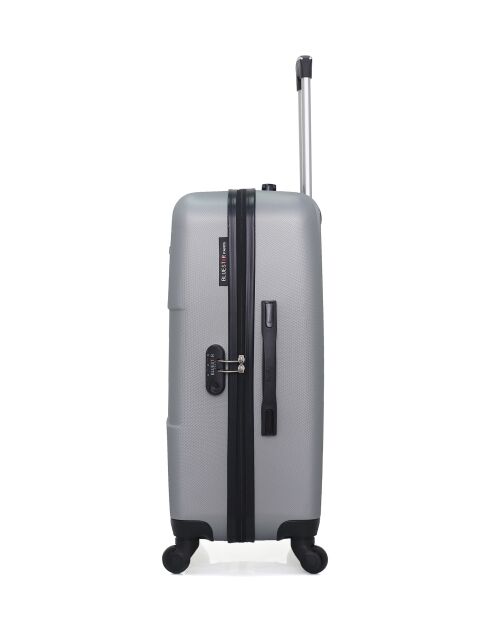 Set von 2 M/XXS Miami 65cm/46cm grauen Wochenend- und Kabinenkoffern