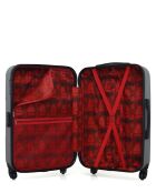 Set von 2 M/XXS Miami 65cm/46cm grauen Wochenend- und Kabinenkoffern