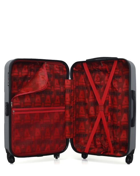 Set von 2 M/XXS Miami 65cm/46cm grauen Wochenend- und Kabinenkoffern