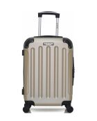 Lot de 2 valises Weekend et Cabine M/S Madrid 65cm/55cm beiges