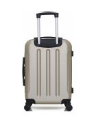 Lot de 2 valises Weekend et Cabine M/S Madrid 65cm/55cm beiges