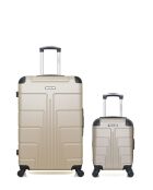 Set mit 2 großen Koffern und Kabine L/XXS Ottawa 75cm/46cm beige
