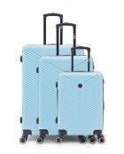 Set mit 3 L/M/S Gaite 75cm/66,5cm/56,5cm himmelblauen Koffern