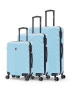 Set mit 3 L/M/S Gaite 75cm/66,5cm/56,5cm himmelblauen Koffern
