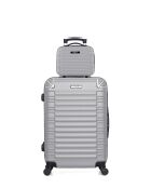 Lot Valise & Vanity M/K Lima 65cm/23cm grises