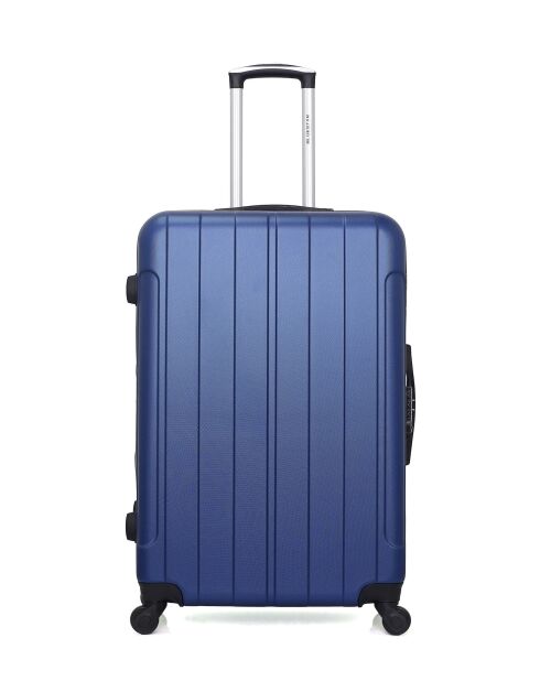 Set mit 2 großen Koffern und Wochenendkoffern L/M Napoli 75cm/65cm marineblau